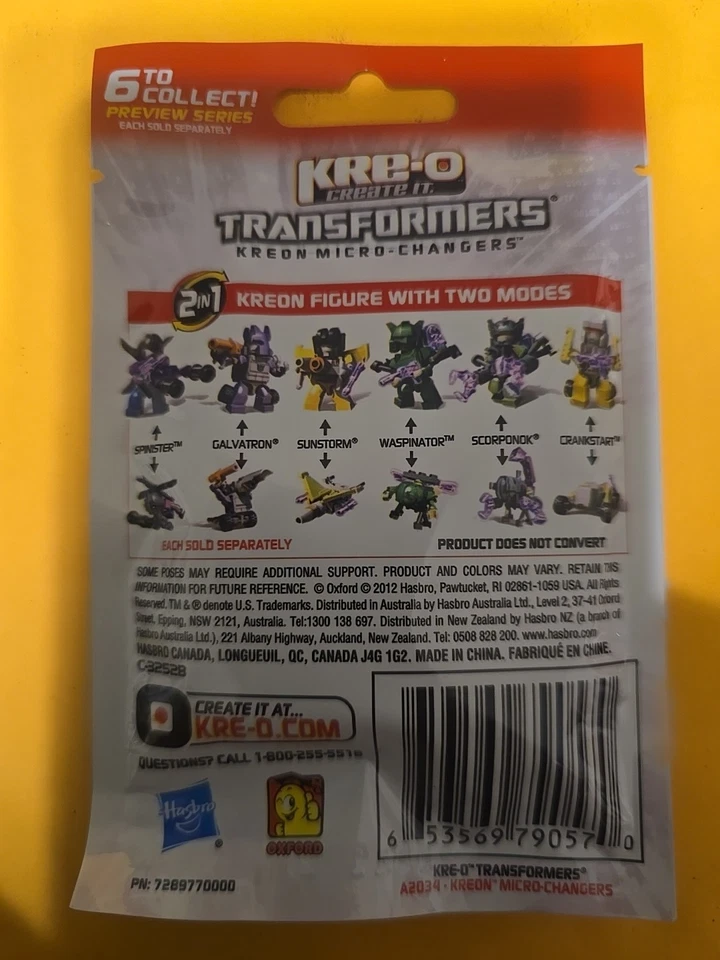 Kre-o Transformers Micro-Changers Kreon Figure Vehicle A2200 Collection/Series 3 - Image 3 of 3