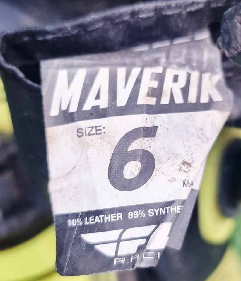 FLY RACING Maverick Motocross MX Motorcycle Boots UK 6 - Image 2 of 4