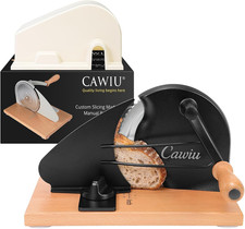 Affettatrice Pane Manuale Aggiornata per Pane a Pasta Madre Fatto in Casa - Spessore Regolabile