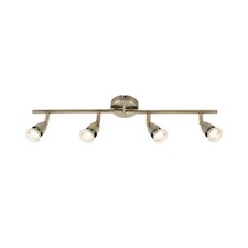 Saxby 60992 Amalfi Antique Brass Bar Spotlight
