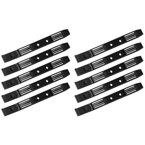 5 Pairs Hard Drive Rails Chassis Cage Accessories Drive Bay Slider Plastic5698