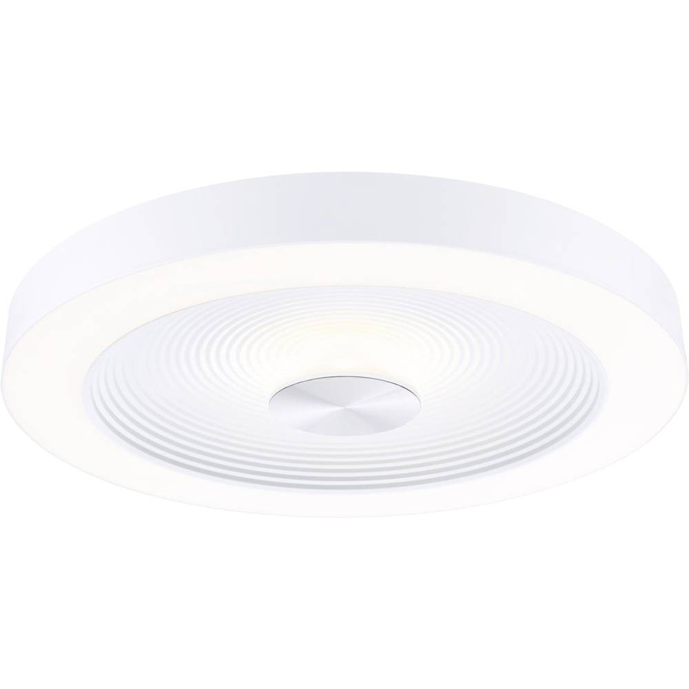 Plafonnier LED blanc argent Paulmann 71179 Volea luminaire de plafond couloir 4W 18.5W