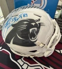Steve Smith Sr Signed Carolina Panthers Salute To Service Mini Helmet Agent 89