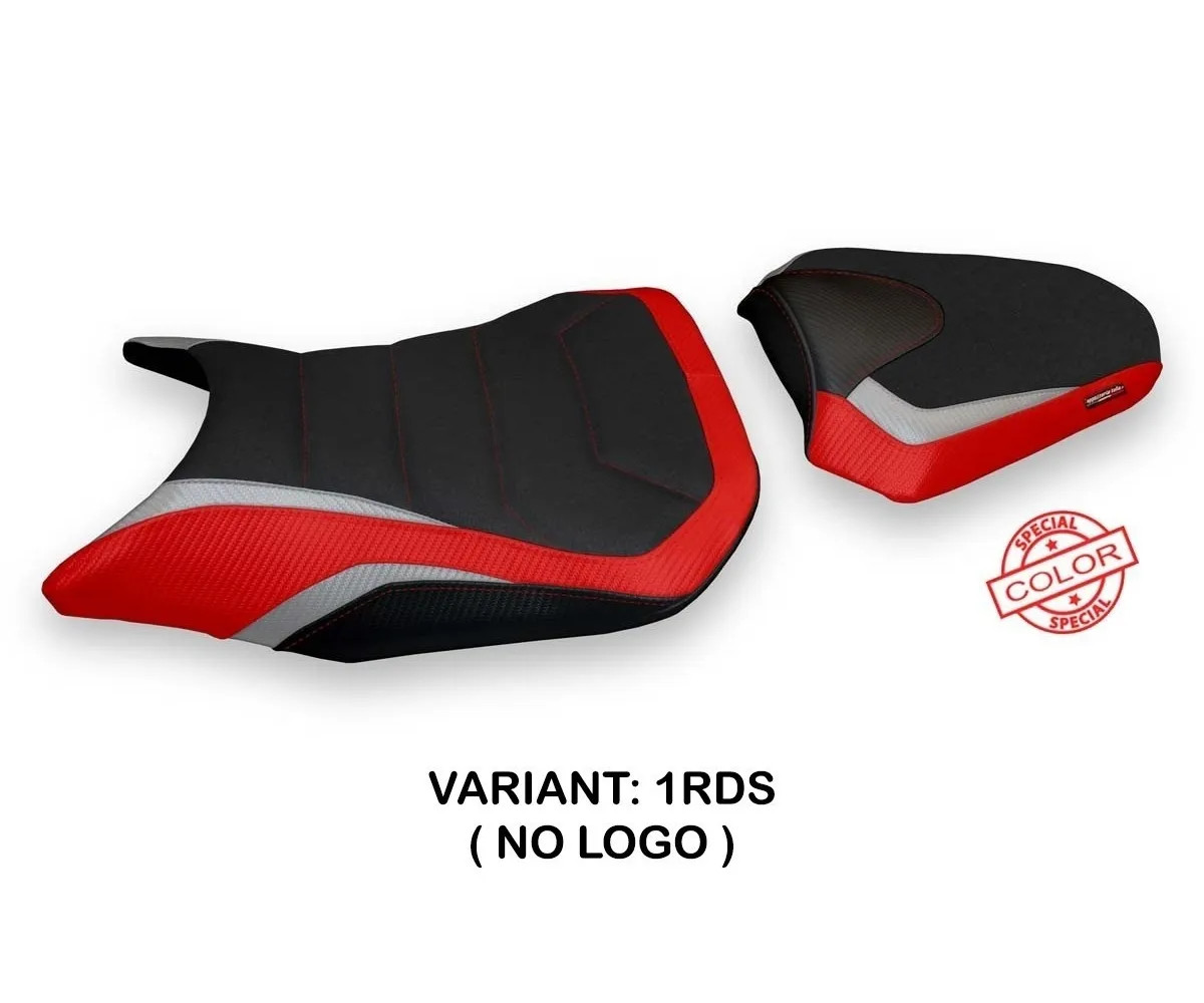 Seat cover Figari SColor Ultragrip Red-Silver TPZ HONDA CBR 500 R 2017 2022