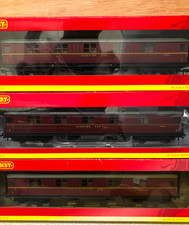 Rake of 3 Hornby BR (ex LNER) Gresley Sleeper Coaches in Maroon R4264A/64B R4570