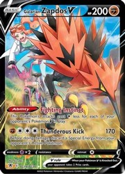Galarian Zapdos V TG19/TG30 Astral Radiance Trainer Gallery Holo