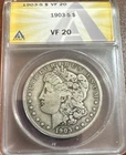 1903 S Morgan Dollar VF 20 Details ANACS Silver $1 Coin