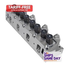 Trick Flow Tfs-56417002-c00 One Natural Aluminum Bbf Fe Cylinder Head Powerport