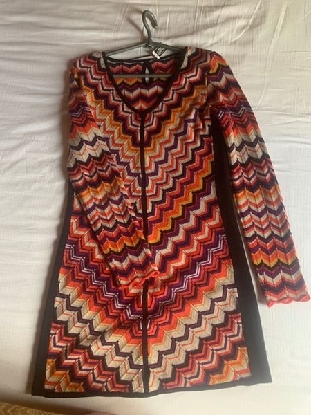 Women Missoni Dress Multicolor Wool 36