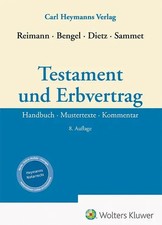 Testament und Erbvertrag | Handbuch - Mustert...