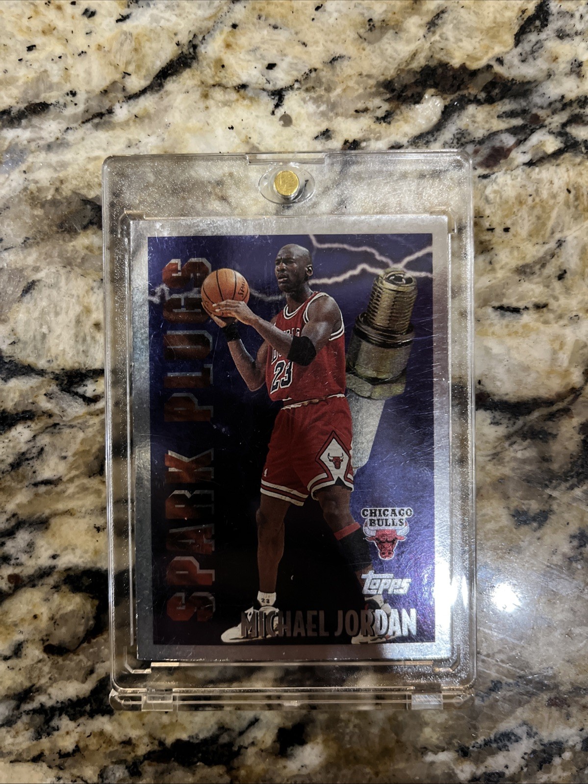 1995-96 topps spark plugs sp2 michael jordan