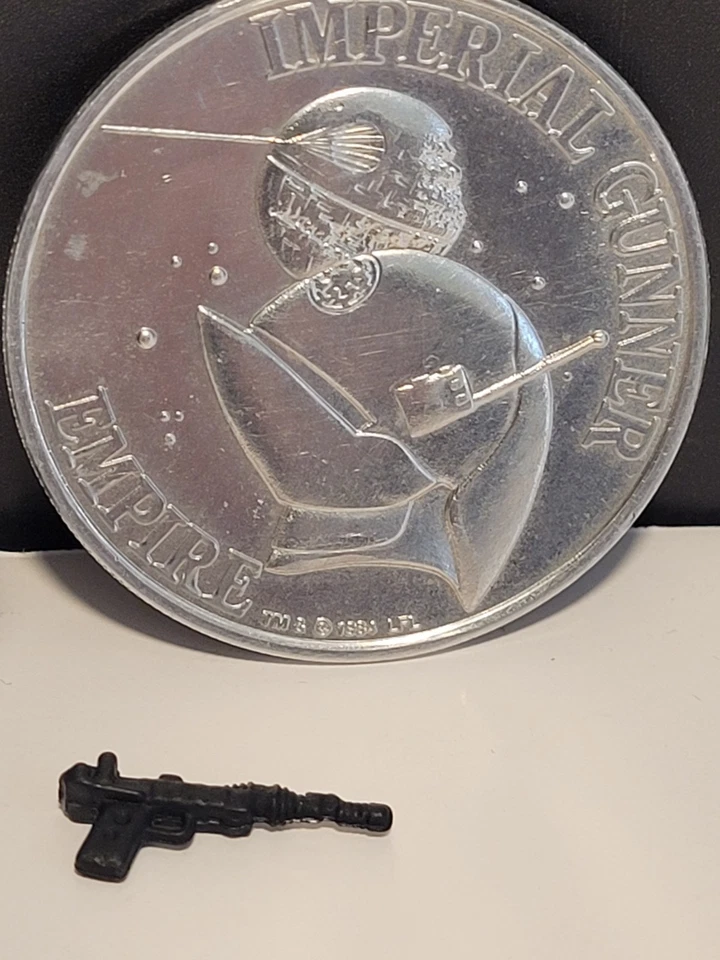 1985 Star Wars POTF Imperial Gunner Figure w/ Coin & Blaster Complete Kenner — 第 4/4 张图片