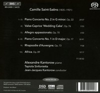 Camille Saint-Saens (1835-1921): Klavierkonzerte Nr.1 & 2 - - (Sacd / A)