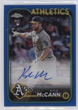 2024 Topps Chrome Update Blue Refractor 126/150 Kyle McCann #AC-KMC Auto bp8