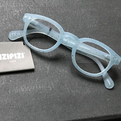 lesebrille izipizi reading C washed denim (hellblau) +1,00 - mit hülle und OVP