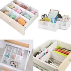 Interlocking (47x7cm) Adjustable Drawer Organizer Dividers Grids For Daily Use