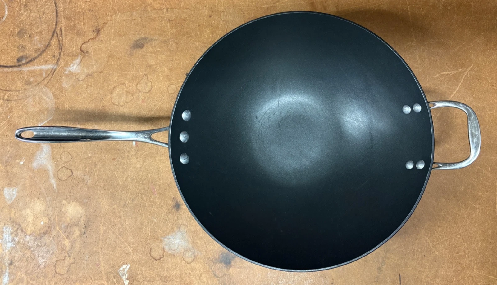 Calphalon Hard Anodized Non-Stick 12" Wok #155 Flat Bottom