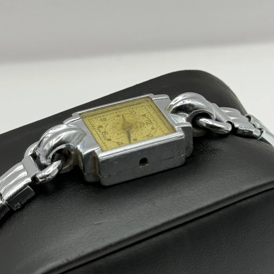 17mm Vintage Rocar Mujer Hecho en Suiza Manual Viento Cóctel Reloj Piezas / - Imagen 4 de 4