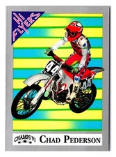 Vintage 1991 Hi Flyers Motocross Champs #110 Chad Pederson - Trading Card