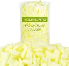 5LBS Bean Bag Filler - Shredded Memory Foam Beanbag Filling Pillow Stuffing Bean