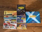 6 X Vintage Model Vehicle Catalogues Matchbox, Dinky, Britain's Meccano, Solido