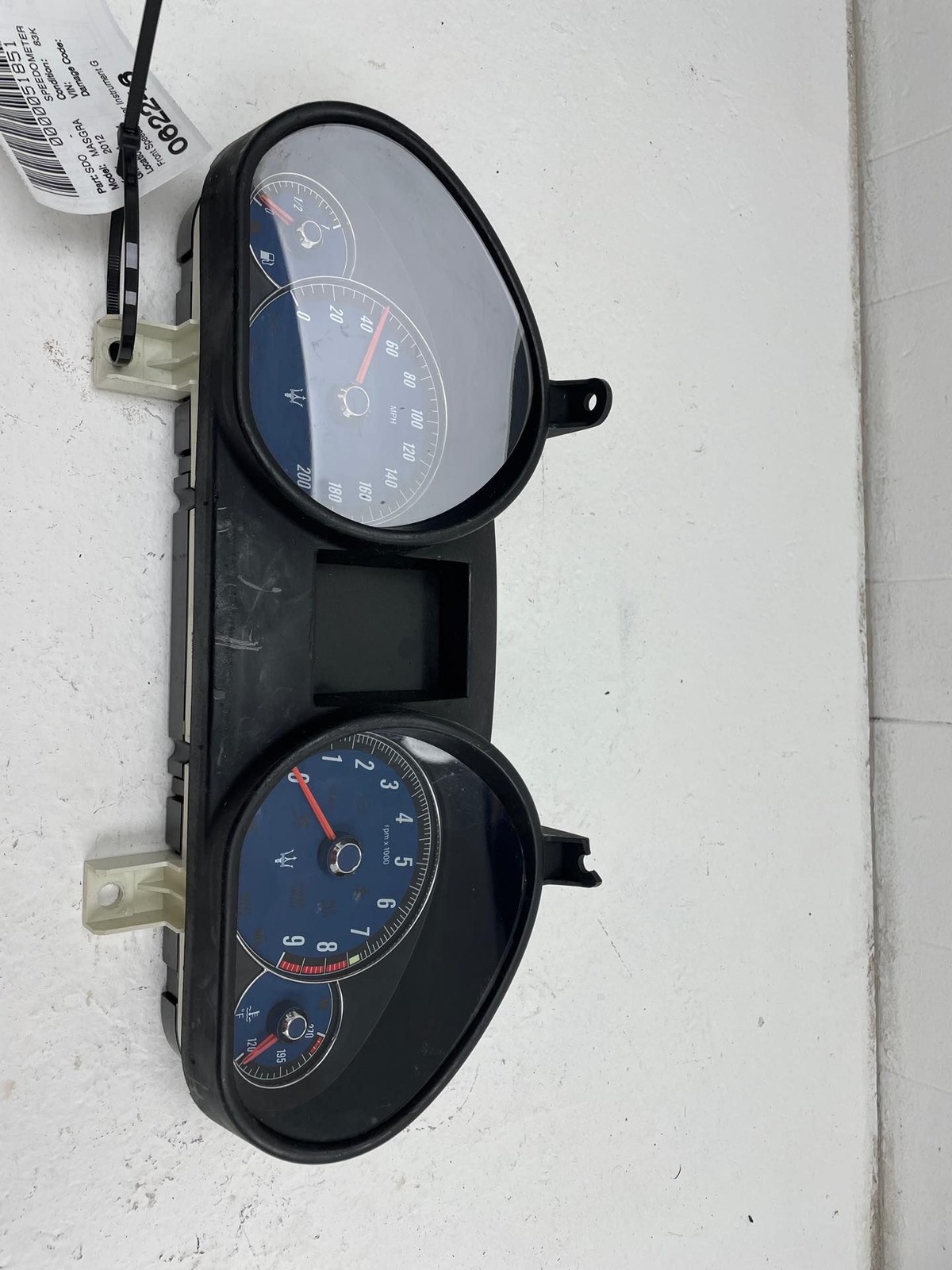2008-2012 MASERATI GRANTURISMO 4.7L RWD Front Speedometer Instrument Cluster OEM