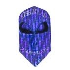 Kiss My A$$ Earthling 2D Glitter Quazar Slim Dart Flights - Picture 1 of 1