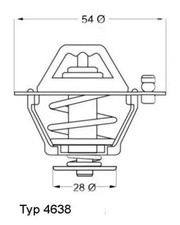 Thermostat Mitsubishi L200
