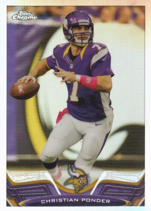 Christian Ponder trading card