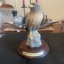 Golden Eagle by Leonardo On Wooden Base Decorative Figurine