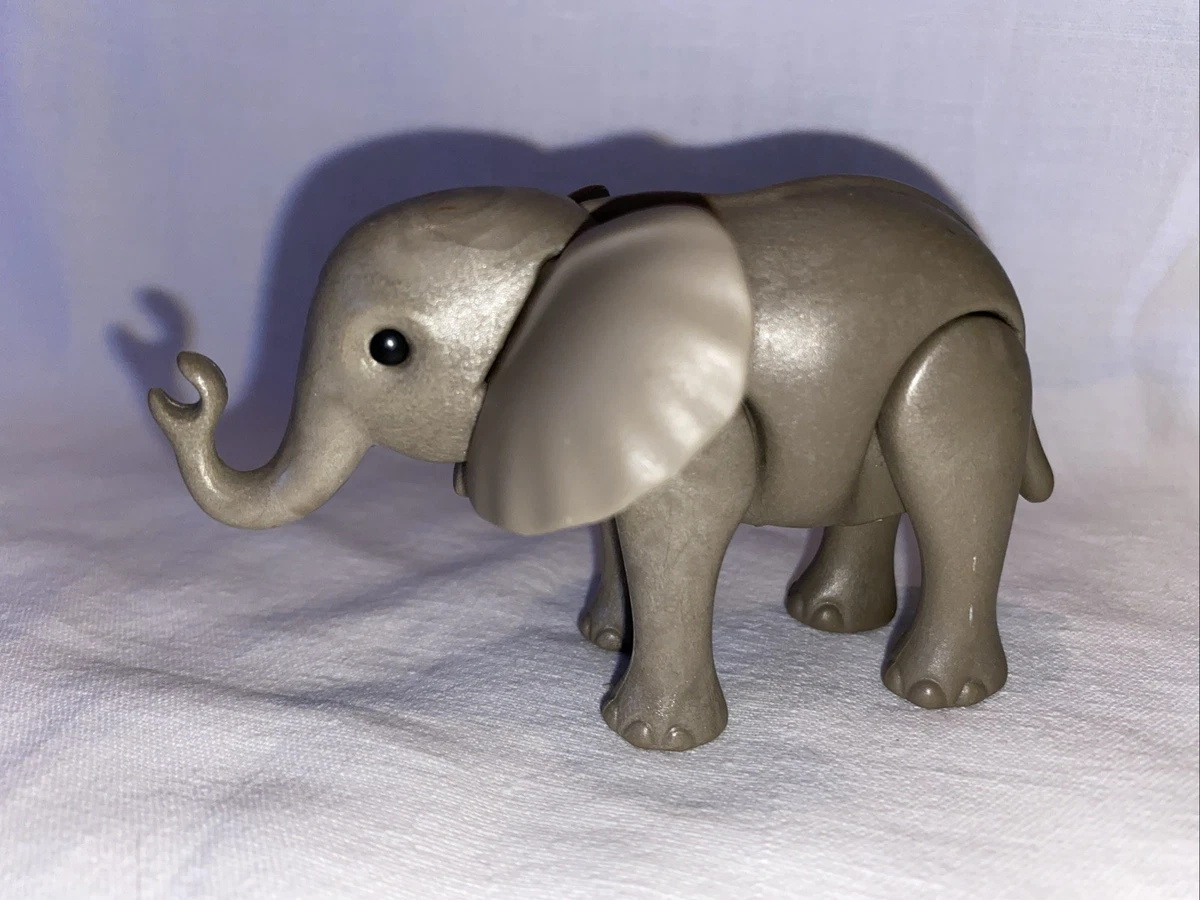 PLAYMOBIL VINTAGE CIRQUE coiffe rouge éléphant grand format du set 3519