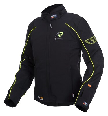 Rukka Comforina Damen Gore Tex Motorradjacke Gr. 42 - Schwarz Gelb