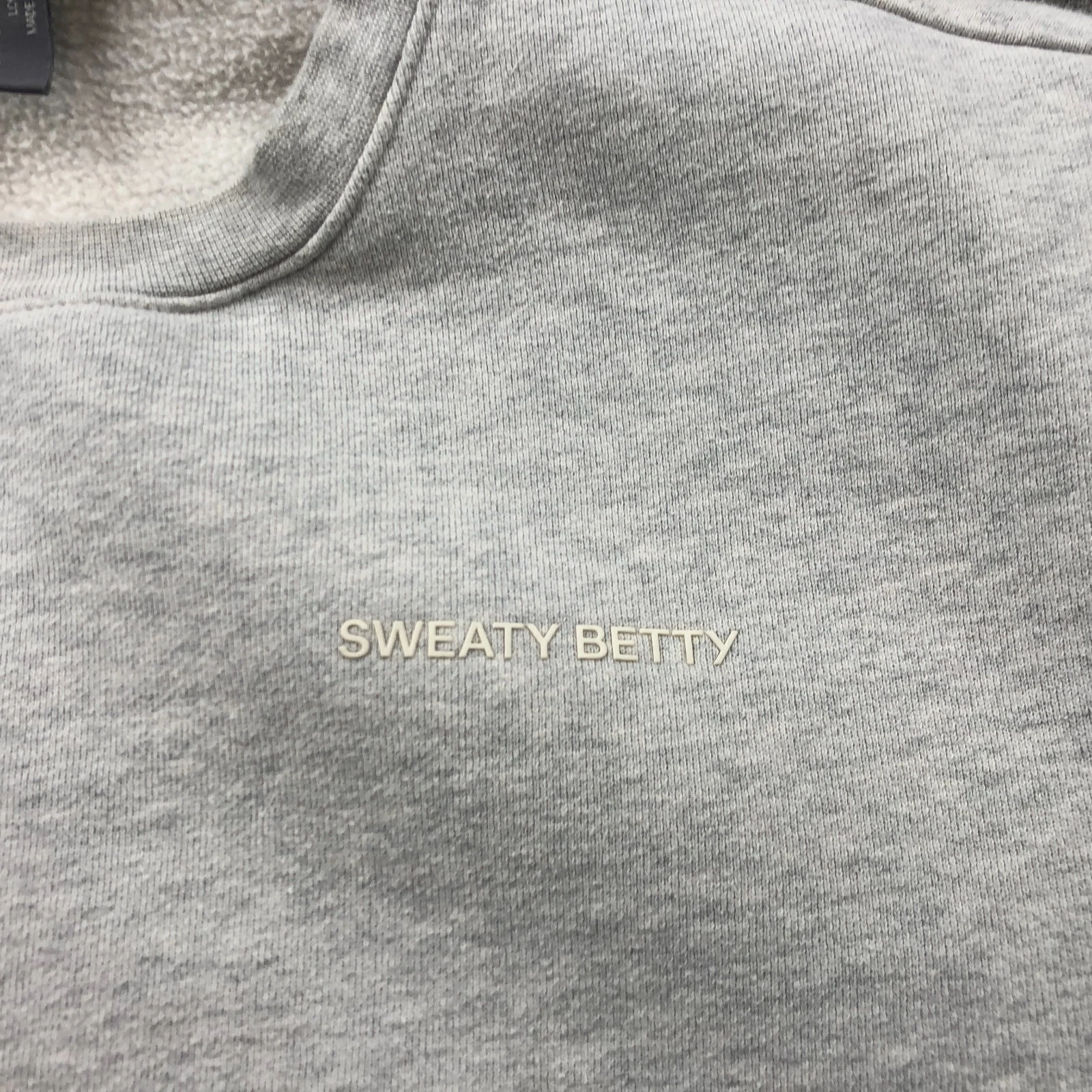 sweaty-betty pullover crew neck pockets sweatshirt