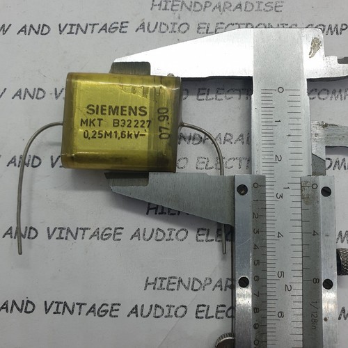 NOS SIEMENS 0.25uF /250nF/ 1600V HIGH VOLTAGE MKT CAPACITOR! 1PC! - Picture 4 of 4