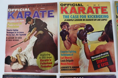 Official Karate Magazine 1971 Complete Year 6 Issues Count Dante Karriem Allah - Picture 3 of 13