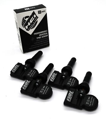 Set 4 TPMS Tire Pressure Sensors 433Mhz Rubber fits 12-16 Alfa Romeo 159