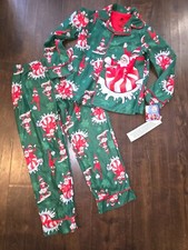The Elf on the Shelf Christmas Pajamas Sleepwear Set Size 4 5 XS NWT Boys