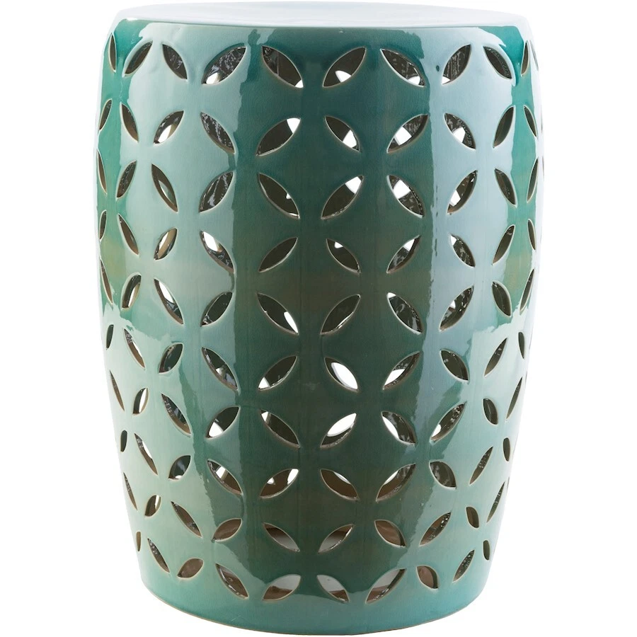 Teal 2024 garden stool