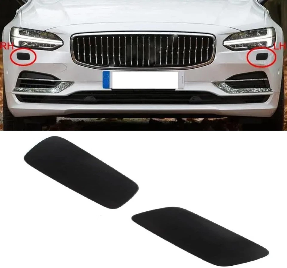 Headlamp Washer Nozzle Cover Cap L/R Fit Volvo S90/V90/V90 Cross Country 2017-25 - Image 2 of 4