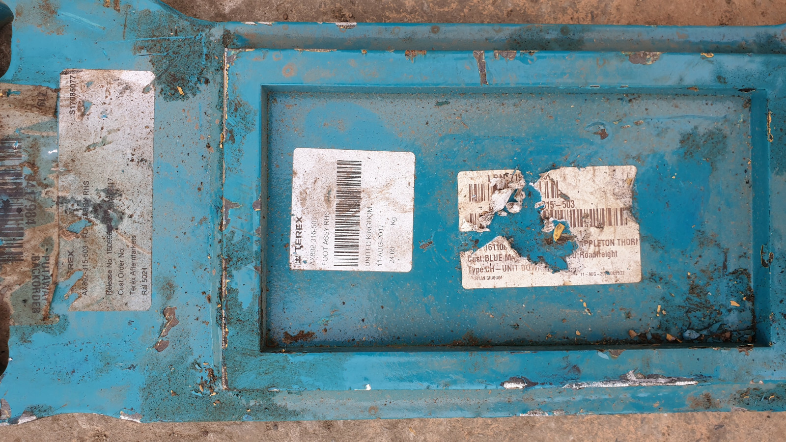 Lower Foot Assembly Powerscreen / Pegson Jaw Crusher XA400S / XR400 eBay