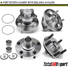 4x Wheel Hub Bearing Kit for Toyota Camry 1997-2001 Avalon Solara Front & Rear