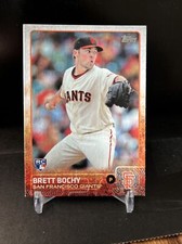 2015 Topps Baseball Card Brett Bochy San Francisco Giants #690