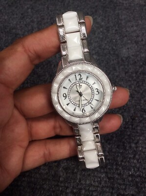 Beautiful Judith Ripka diamonique Face Stainless Steel white  display picture 3