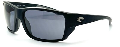 NEW COSTA DEL MAR 06S9013-0660 BLACK AUTHENTIC POLARIZED SUNGLASSES 60-17 135