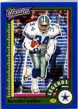 2022 Panini Classics - Herschel Walker #119 Timeless Tributes Blue /125