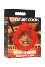 XR Brands Creature Cocks Rise of the Dragon Silicone Cock Ring - Last Longer!