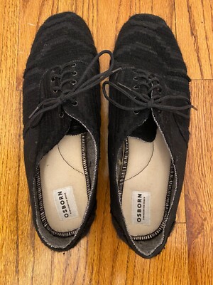 Osborn Black Suede Oxfords Shoes Mens Size EU 44 US 11 Osborn Black Suede Oxfords Shoes Mens Size EU 44 US 11 | eBay main image 4