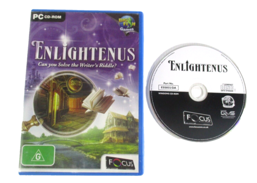Enlightenus Computer Game PC CD-ROM G Big Fish 2010 Tested FREE Tracked Postage  - Foto 1 di 5