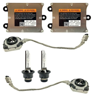 2x New For 10-16 Cadillac SRX Xenon Ballast & D2S Bulb Igniter Control Inverter