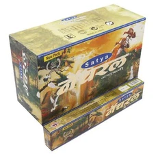 Natural Incense Sticks Agarbatti 180 Grams Box | 12 Packs of 15 Eich